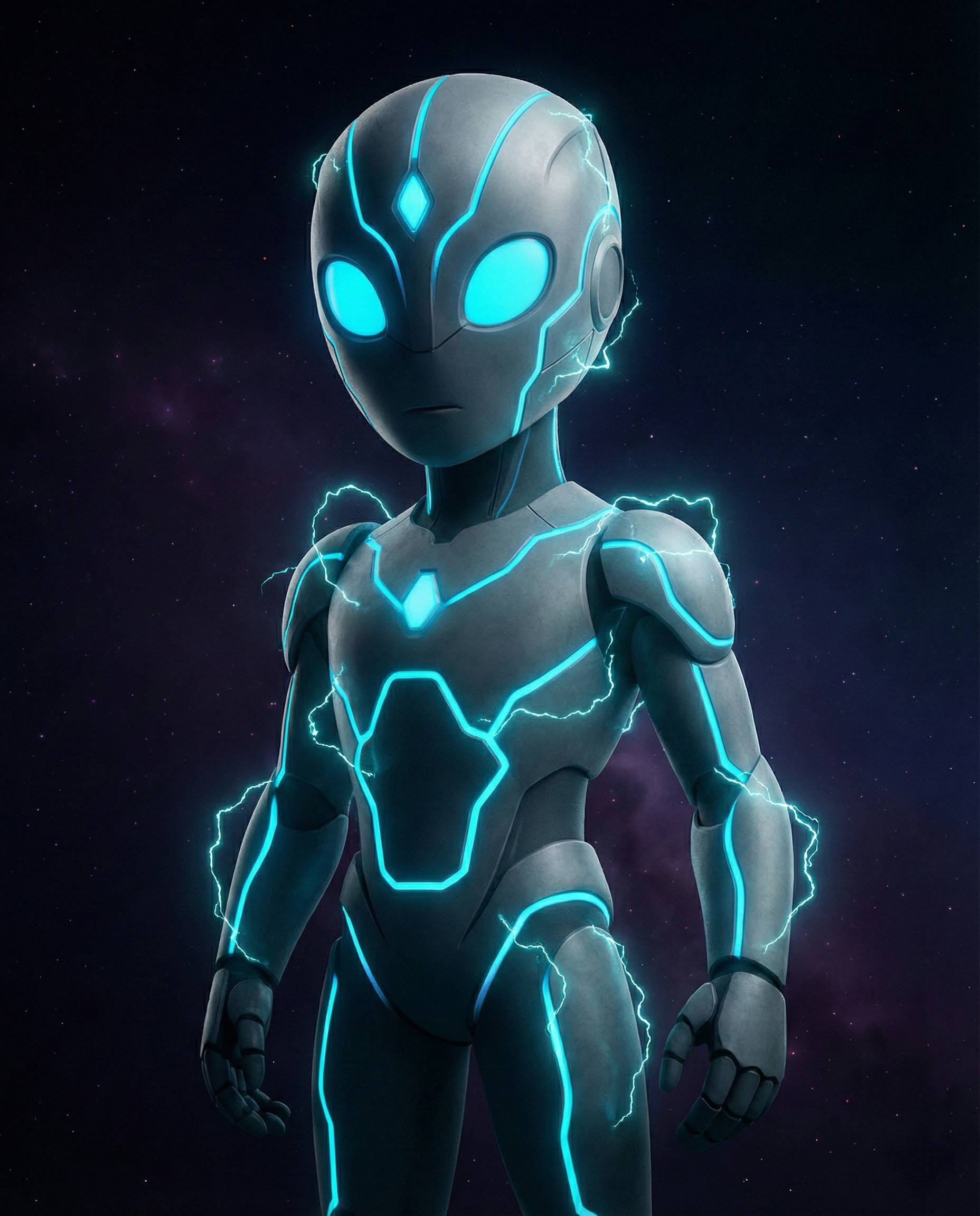 ARC-7 - The Cyan Prime, Watcher Between Dimensions